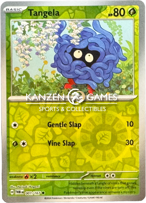 Tangela (001/167) Reverse Holofoil [SV06: Twilight Masquerade]