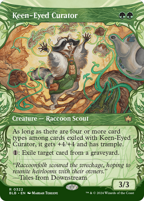 Keen-Eyed Curator (Showcase) [BLB-322] Foil - Bloomburrow