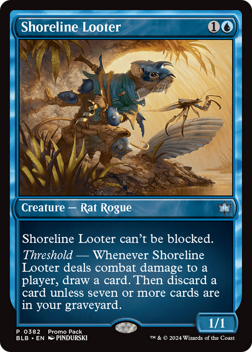 Shoreline Looter [BLB-382] Etched Foil - Bloomburrow