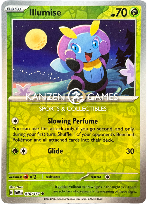 Illumise (010/167) Reverse Holofoil [SV06: Twilight Masquerade]