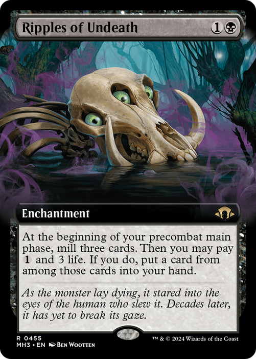 Ripples of Undeath (Extended Art) [MH3-455] Foil - Modern Horizons 3