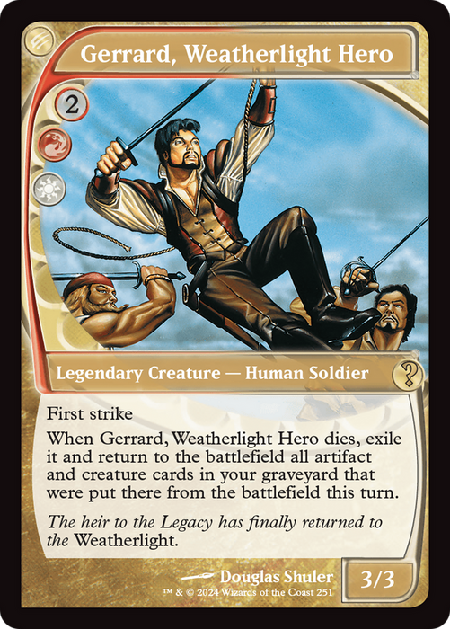 Gerrard, Weatherlight Hero [MB2-251] Foil - Mystery Booster 2