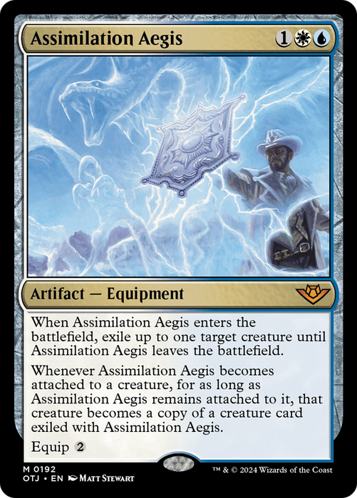 Assimilation Aegis [OTJ-192] Foil - Outlaws of Thunder Junction