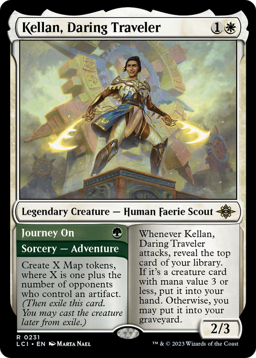 Kellan, Daring Traveler // Journey On [LCI-231] - The Lost Caverns of Ixalan