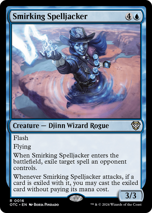 Smirking Spelljacker [OTC-016] - Outlaws of Thunder Junction Commander