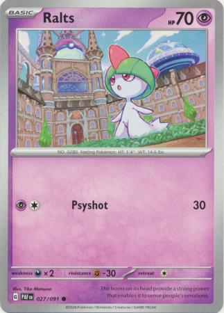 Ralts (027/091) [Scarlet & Violet: Paldean Fates]