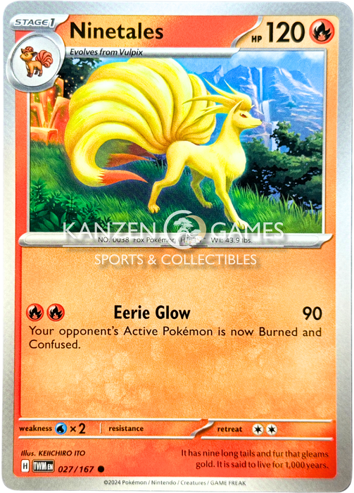 Ninetales (027/167)  [SV06: Twilight Masquerade]