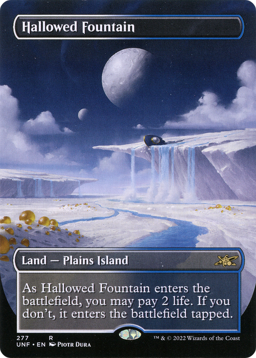 Hallowed Fountain (Borderless) [UNF-277] Foil - Unfinity