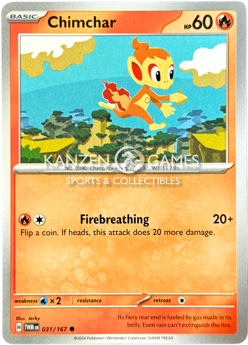 Chimchar (031/167)  [SV06: Twilight Masquerade]