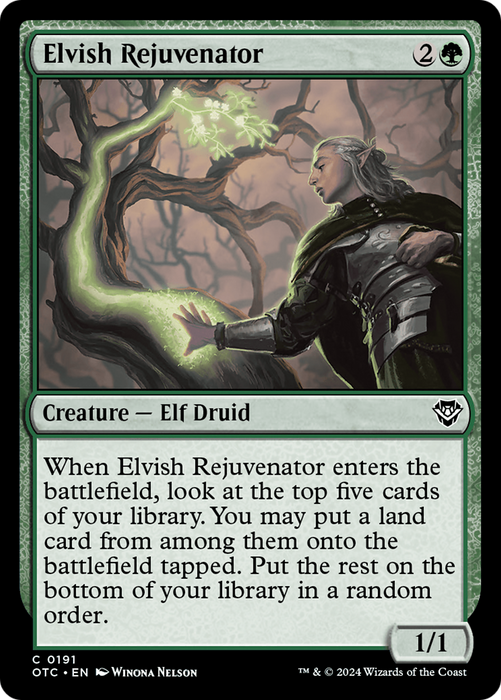 Elvish Rejuvenator [OTC-191] - Outlaws of Thunder Junction Commander