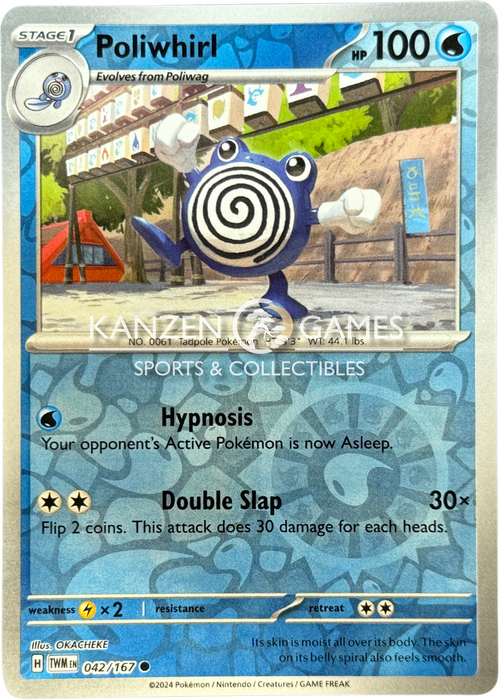 Poliwhirl (042/167) Reverse Holofoil [SV06: Twilight Masquerade]