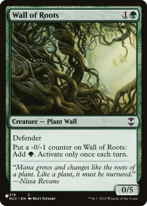 Wall of Roots [PLST-NCC-319] - The List