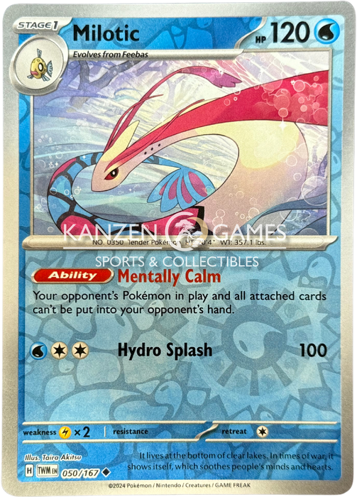 Milotic (050/167) Reverse Holofoil [SV06: Twilight Masquerade]