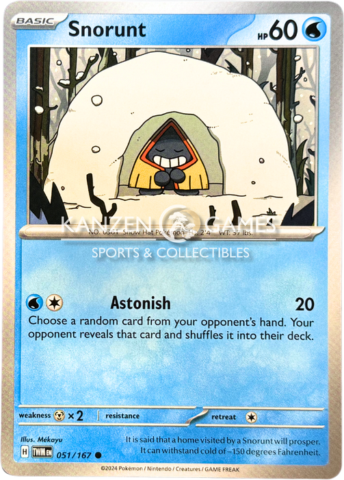 Snorunt (051/167)  [SV06: Twilight Masquerade]