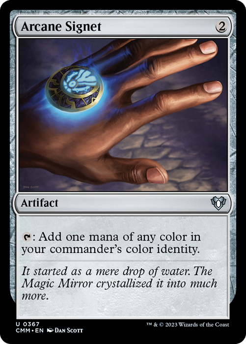 Arcane Signet [CMM-367] Foil - Commander Masters