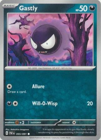 Gastly (055/091) [Scarlet & Violet: Paldean Fates]