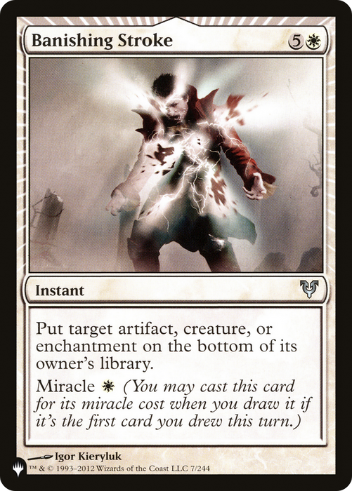 Banishing Stroke (miracle) [PLST-AVR-7] - The List