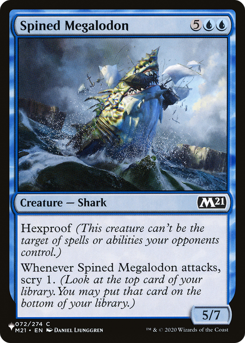 Spined Megalodon [PLST-M21-72] - The List