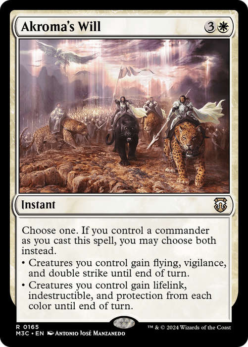 Akroma's Will [M3C-165] Foil - Modern Horizons 3 Commander