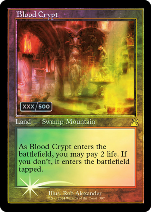 Blood Crypt [RVR-397Z] Foil - Ravnica Remastered