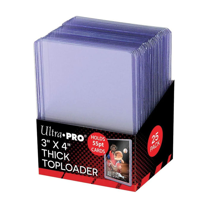 Ultra PRO: Toploader - 3" X 4" (25ct - Thick 55pt)