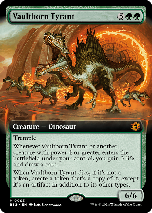 Vaultborn Tyrant (Extended Art) [BIG-085] Foil - The Big Score