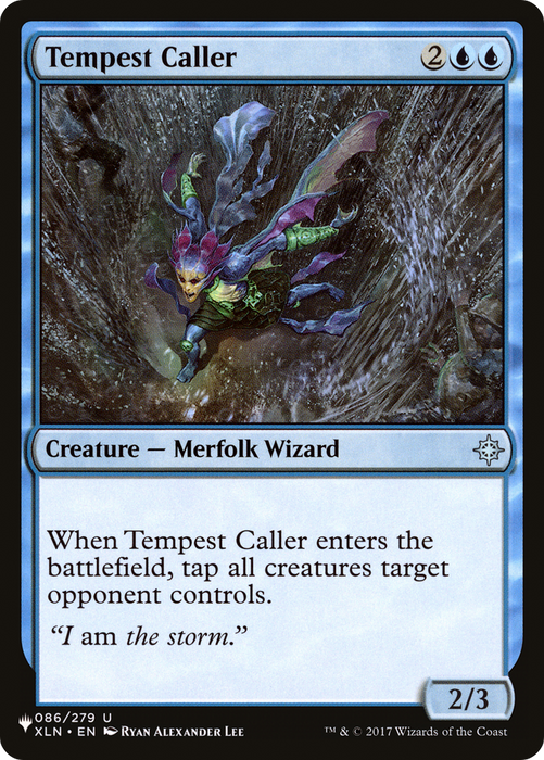 Tempest Caller [PLST-XLN-86] - The List