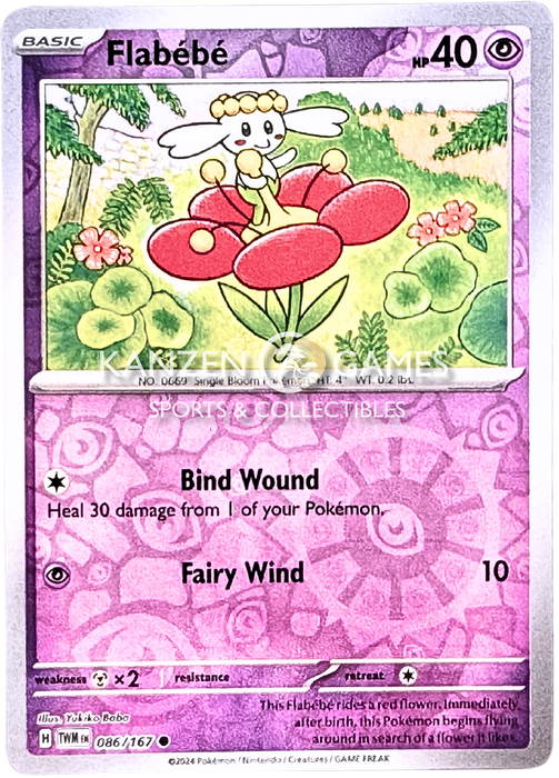 Flabebe (086/167) Reverse Holofoil [SV06: Twilight Masquerade]