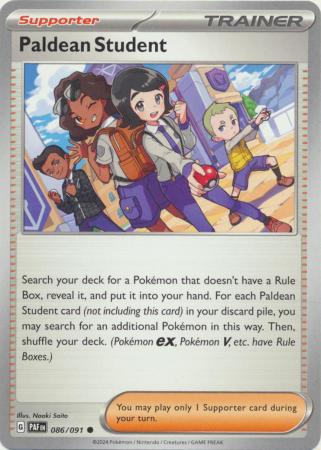 Paldean Student (086/091) [Scarlet & Violet: Paldean Fates]