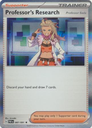 Professor's Research (087/091) [Scarlet & Violet: Paldean Fates]