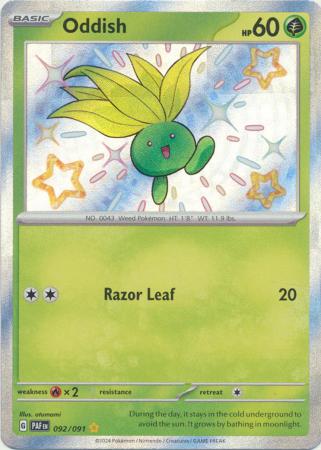 Oddish (092/091) [Scarlet & Violet: Paldean Fates]