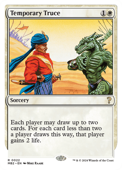 Temporary Truce [MB2-022] - Mystery Booster 2