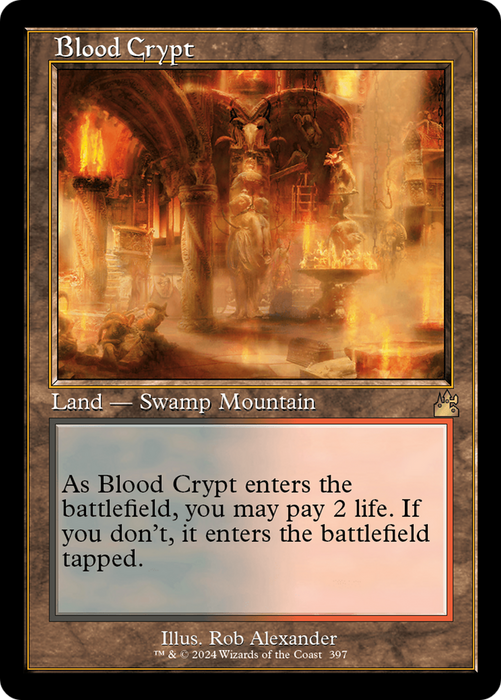 Blood Crypt [RVR-397] Foil - Ravnica Remastered