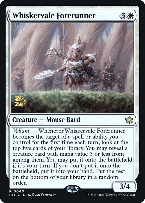 Whiskervale Forerunner [PBLB-40S] Foil - Bloomburrow Promos