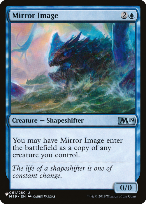 Mirror Image [PLST-M19-61] - The List