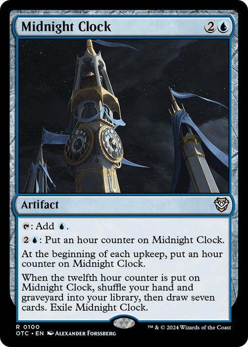 Midnight Clock [OTC-100] - Outlaws of Thunder Junction Commander