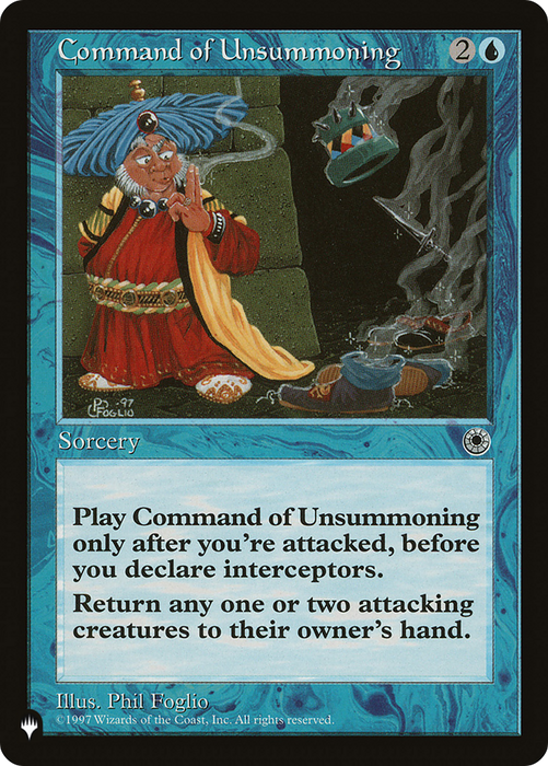 Command of Unsummoning [PLST-POR-48] - The List