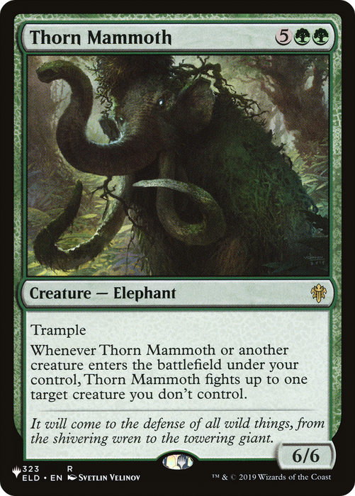 Thorn Mammoth [PLST-ELD-323] - The List