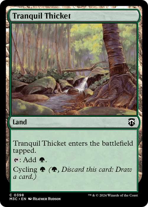 Tranquil Thicket [M3C-398] Foil - Modern Horizons 3 Commander