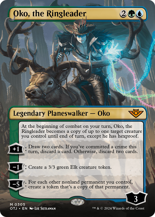 Oko, the Ringleader (Borderless) [OTJ-305] - Outlaws of Thunder Junction