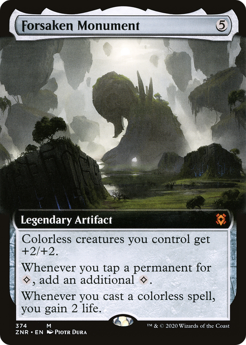 Forsaken Monument (Extended Art) [ZNR-374] - Zendikar Rising