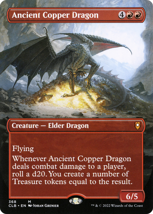 Ancient Copper Dragon (Borderless) [CLB-368] - Commander Legends: Battle for Baldur's Gate