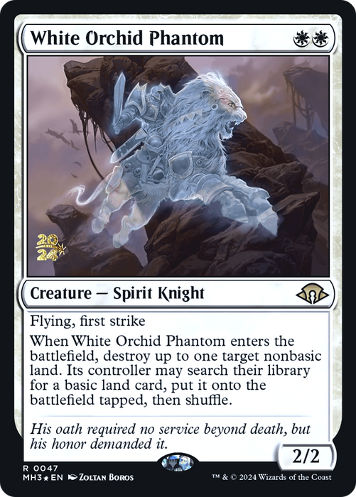 White Orchid Phantom [PMH3-47S] Foil - Modern Horizons 3 Promos