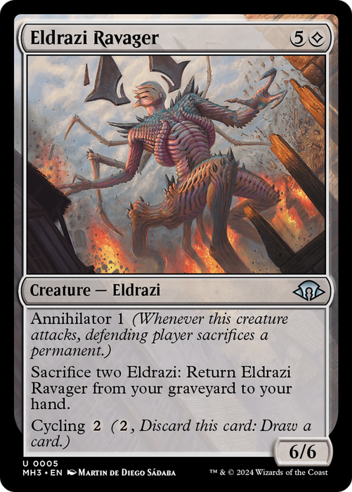 Eldrazi Ravager [MH3-005] Foil - Modern Horizons 3