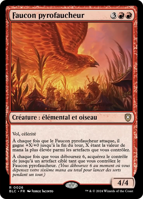 Pyreswipe Hawk [BLC-026] - Bloomburrow Commander