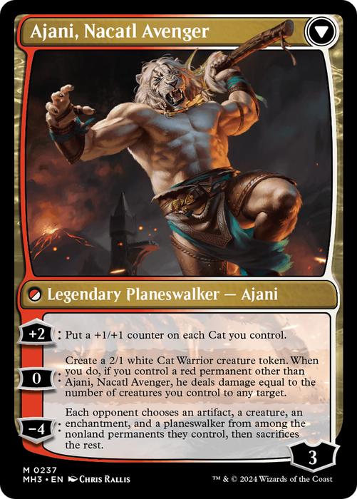 Ajani, Nacatl Pariah // Ajani, Nacatl Avenger [MH3-237] Foil - Modern Horizons 3