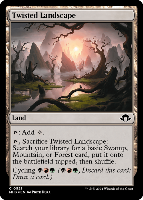 Twisted Landscape [MH3-521] Foil - Modern Horizons 3