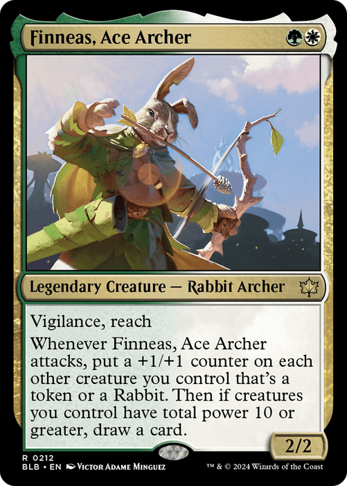 Finneas, Ace Archer [BLB-212] Foil - Bloomburrow