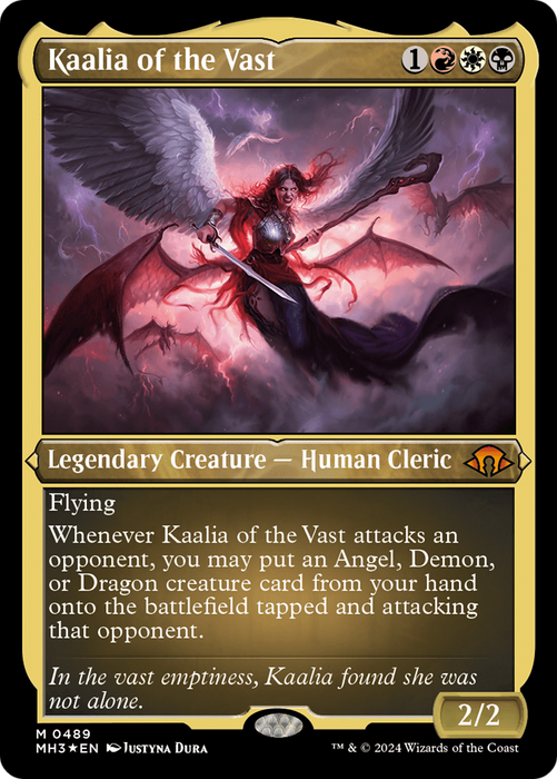Kaalia of the Vast [MH3-489] Etched Foil - Modern Horizons 3