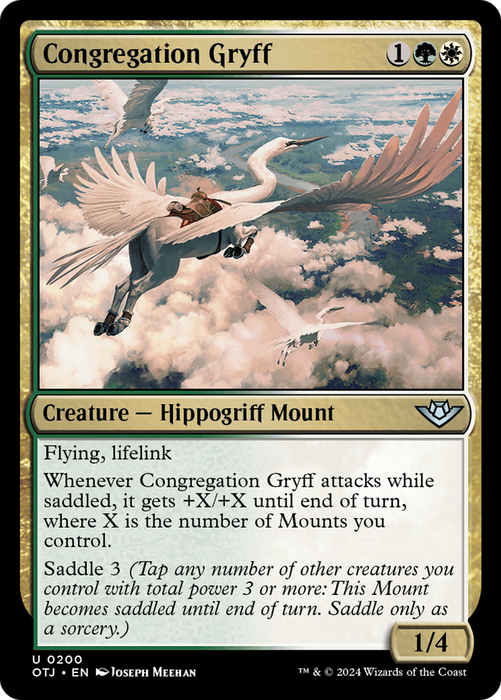 Congregation Gryff [OTJ-200] Foil - Outlaws of Thunder Junction